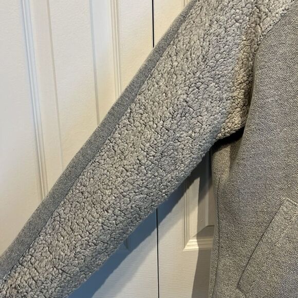 Prana Light‎ Grey Wool Blend Pullover Sweatshirt Size M - Picture 4 of 14